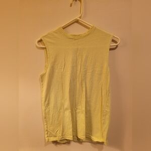 Yellow Sleeveless Top